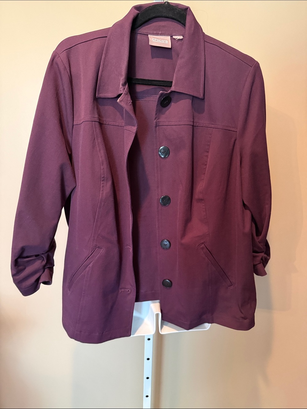 Chico's suit- Plum Button-Front Blazer Jacket and pants!